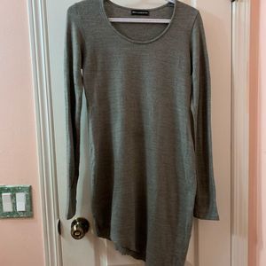 Mulberry St. Long Gray Sweater